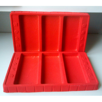 Disposable PS Flocking Tray for Cosmetic